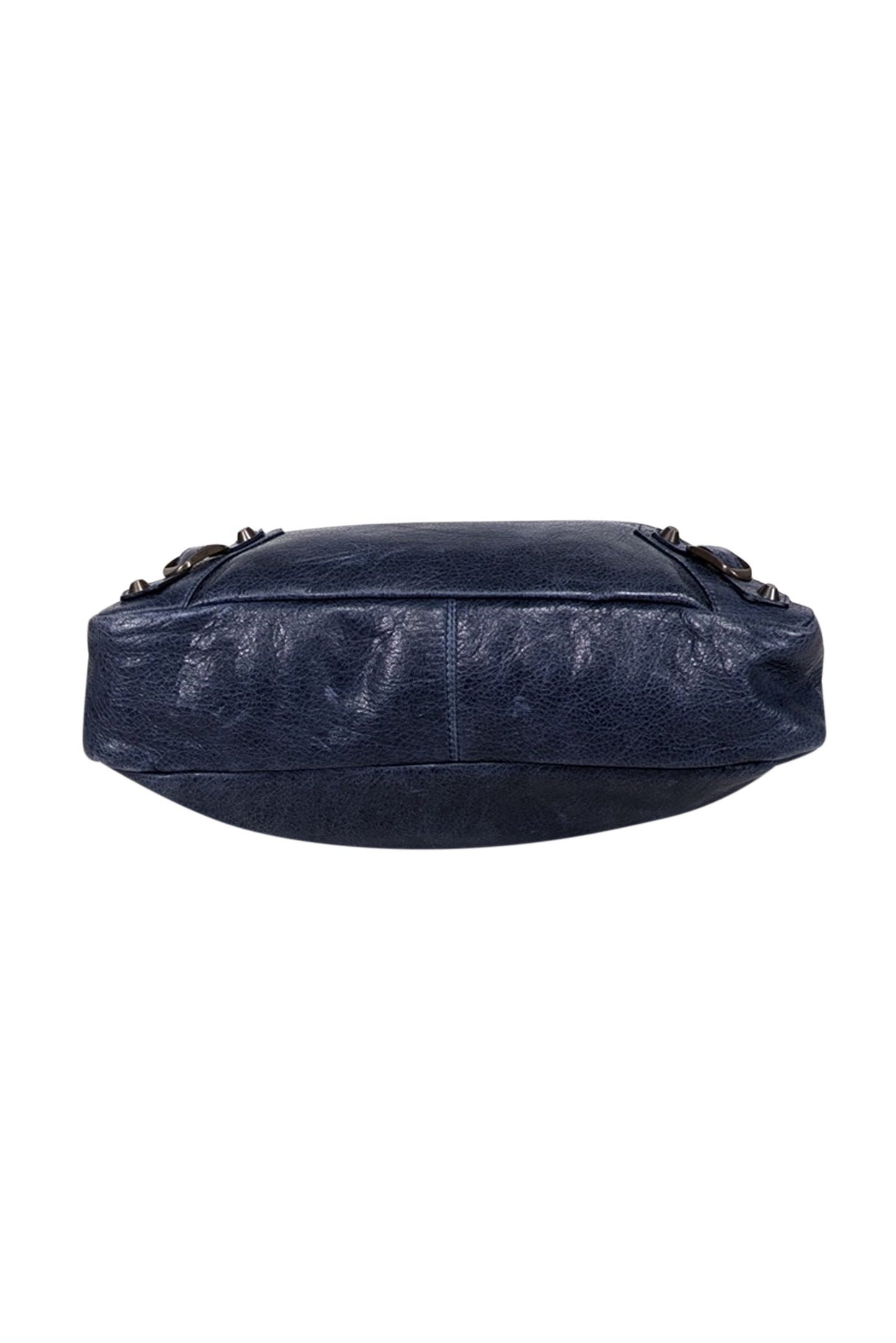 Balenciaga - Navy Leather City Crossbody Bag