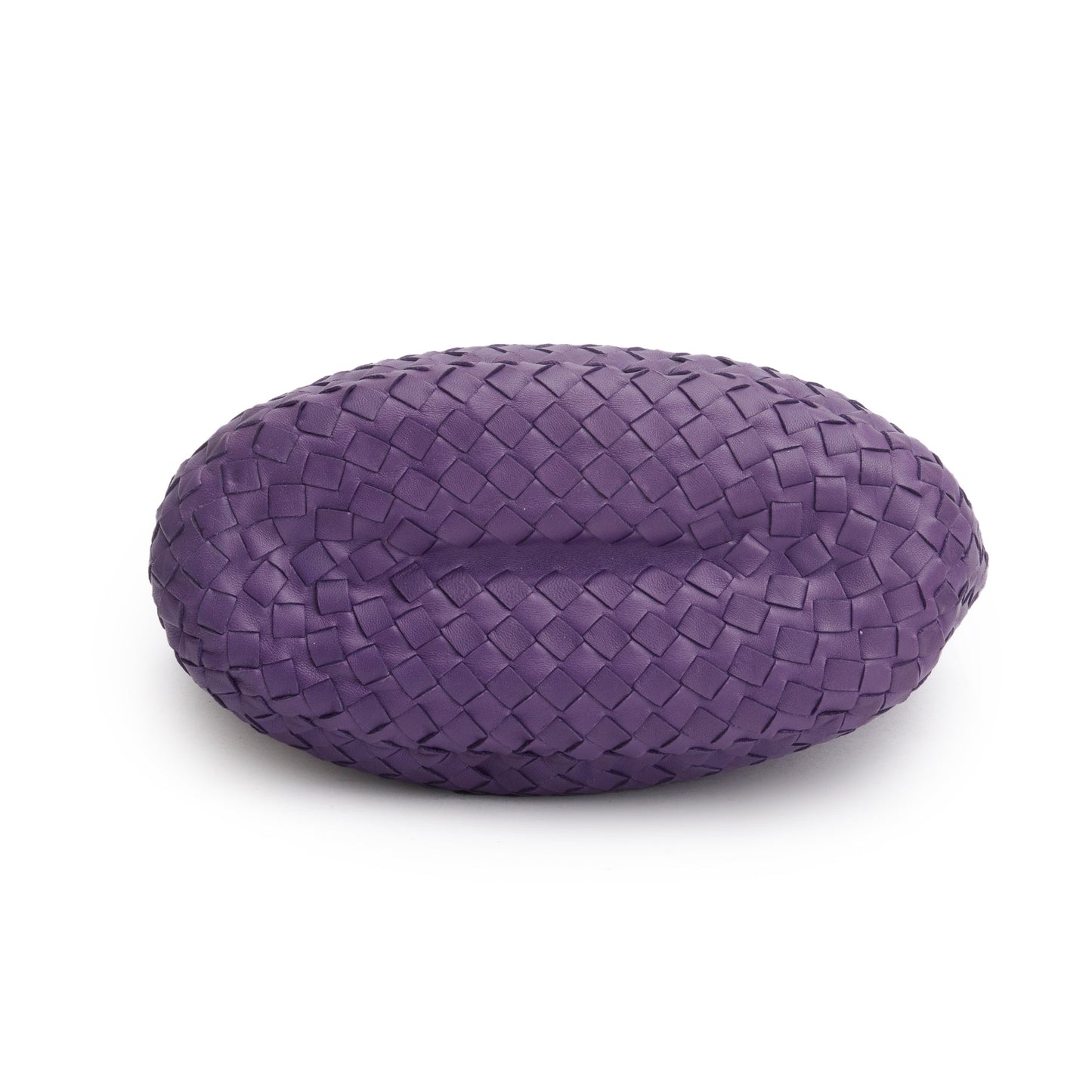 Bottega Veneta Purple Intrecciato Leather Parachute Hobo