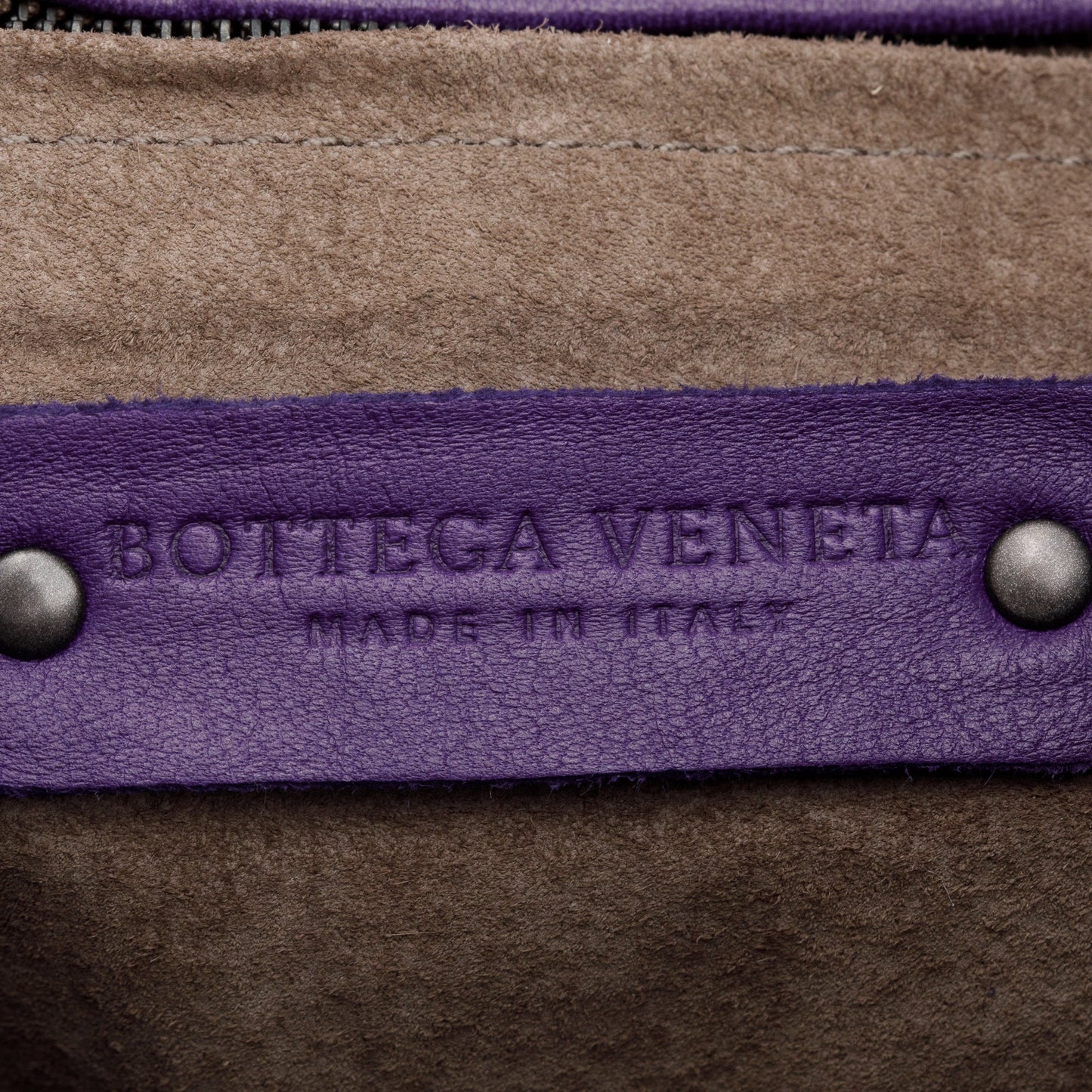 Bottega Veneta Purple Intrecciato Leather Parachute Hobo