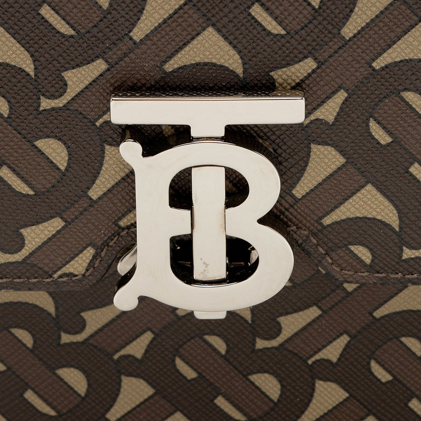 Burberry E-Canvas TB Monogram Robin Mini Messenger (SHF-NNP9ZZ)