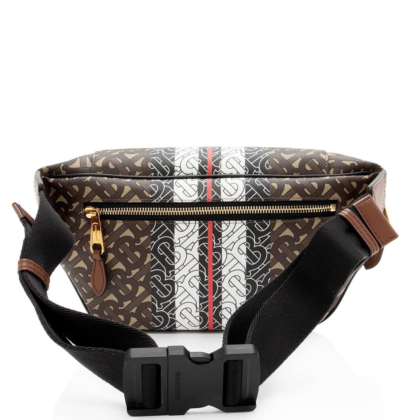 Burberry E-Canvas TB Monogram Stripe Sonny Bum Bag