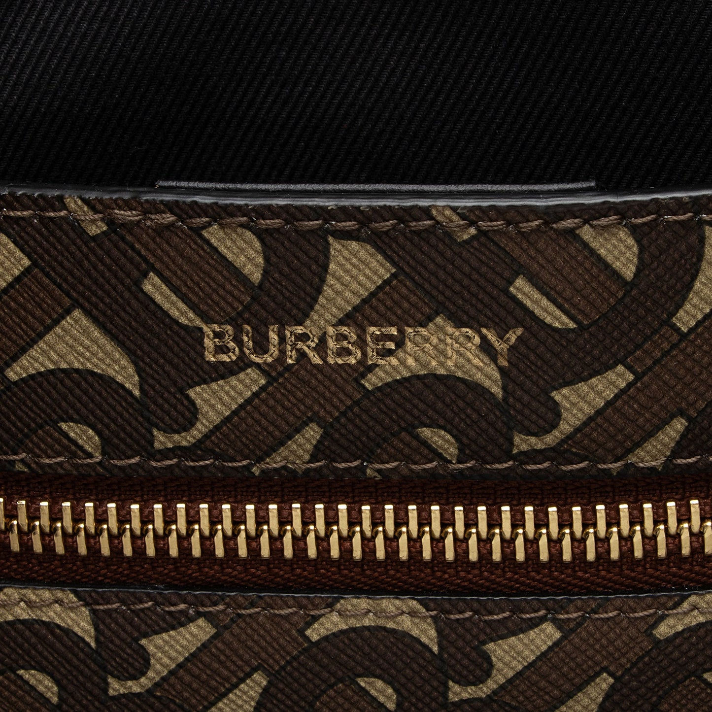 Burberry E-Canvas TB Monogram Studded Book Tote (SHF-TqIh4Z)