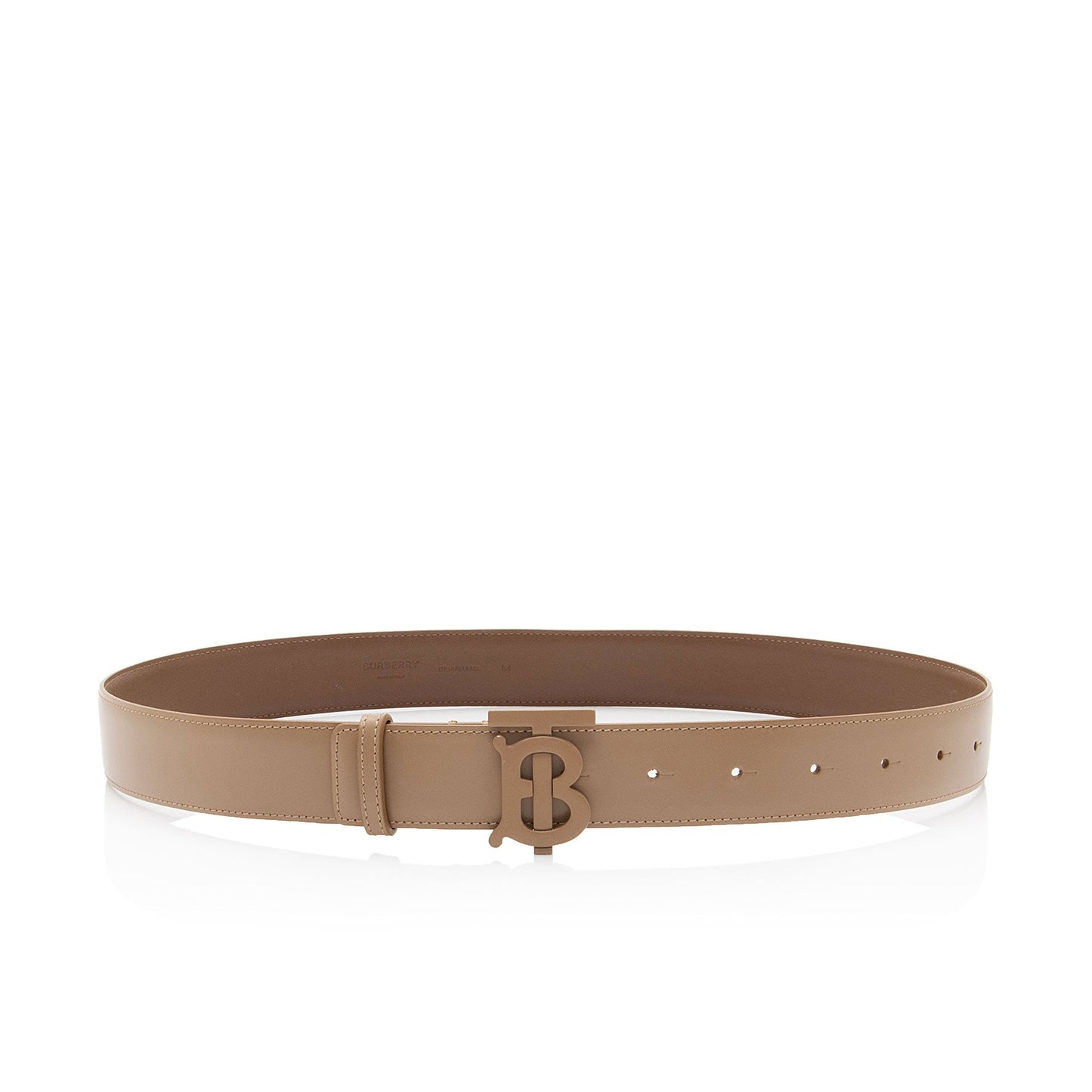Burberry Leather TB Monogram Belt - Size 30 / 75 (SHF-4n38RI)