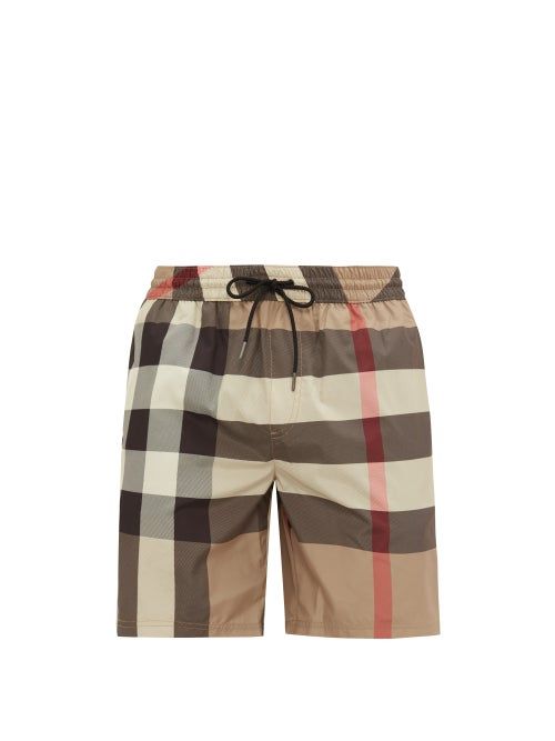 BURBERRY GUILDES GIANT CHECK SWIM SHORTS