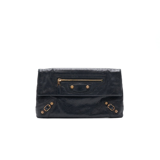 Balenciaga Clutch Black GHW