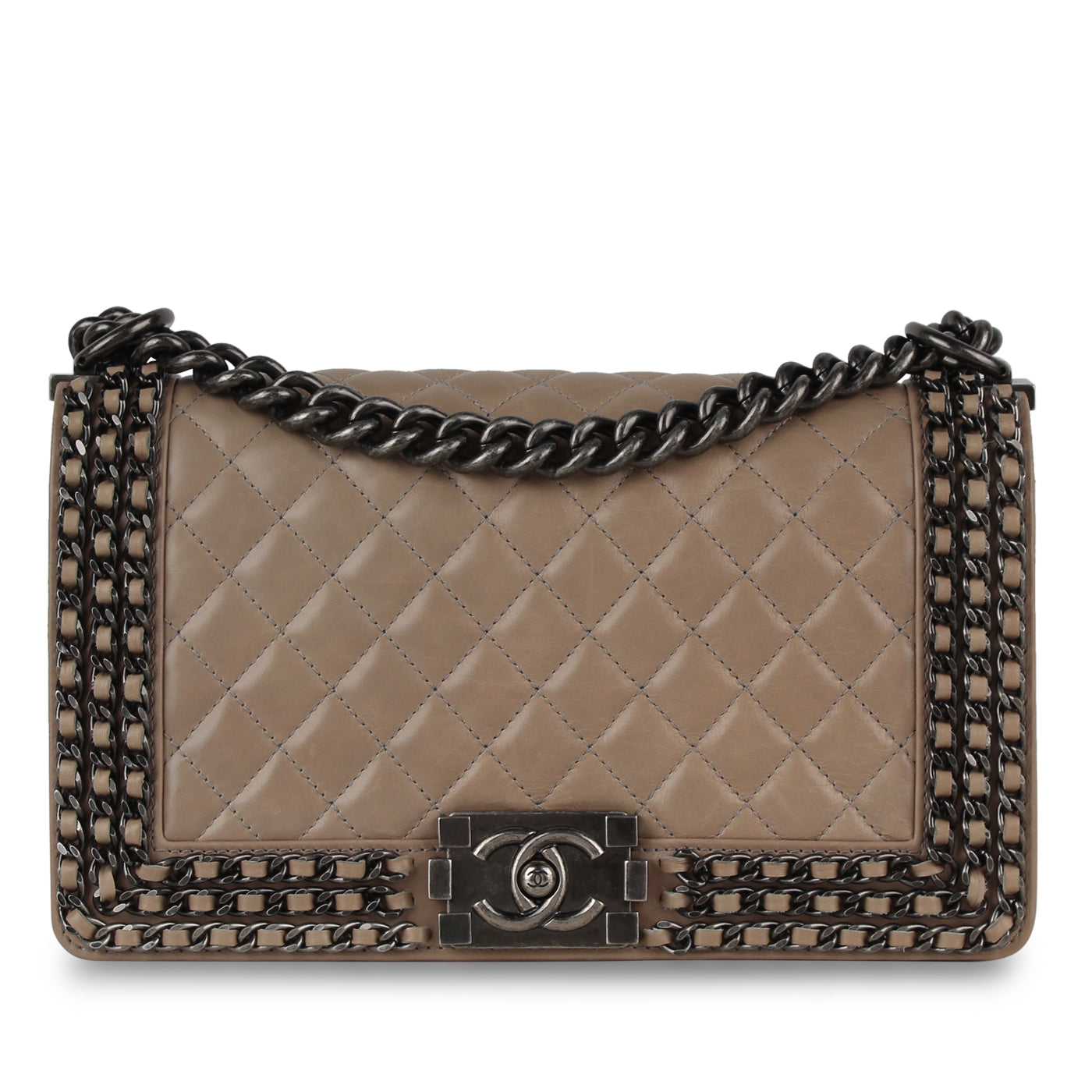 Chanel Enchained Boy Bag - Old Medium