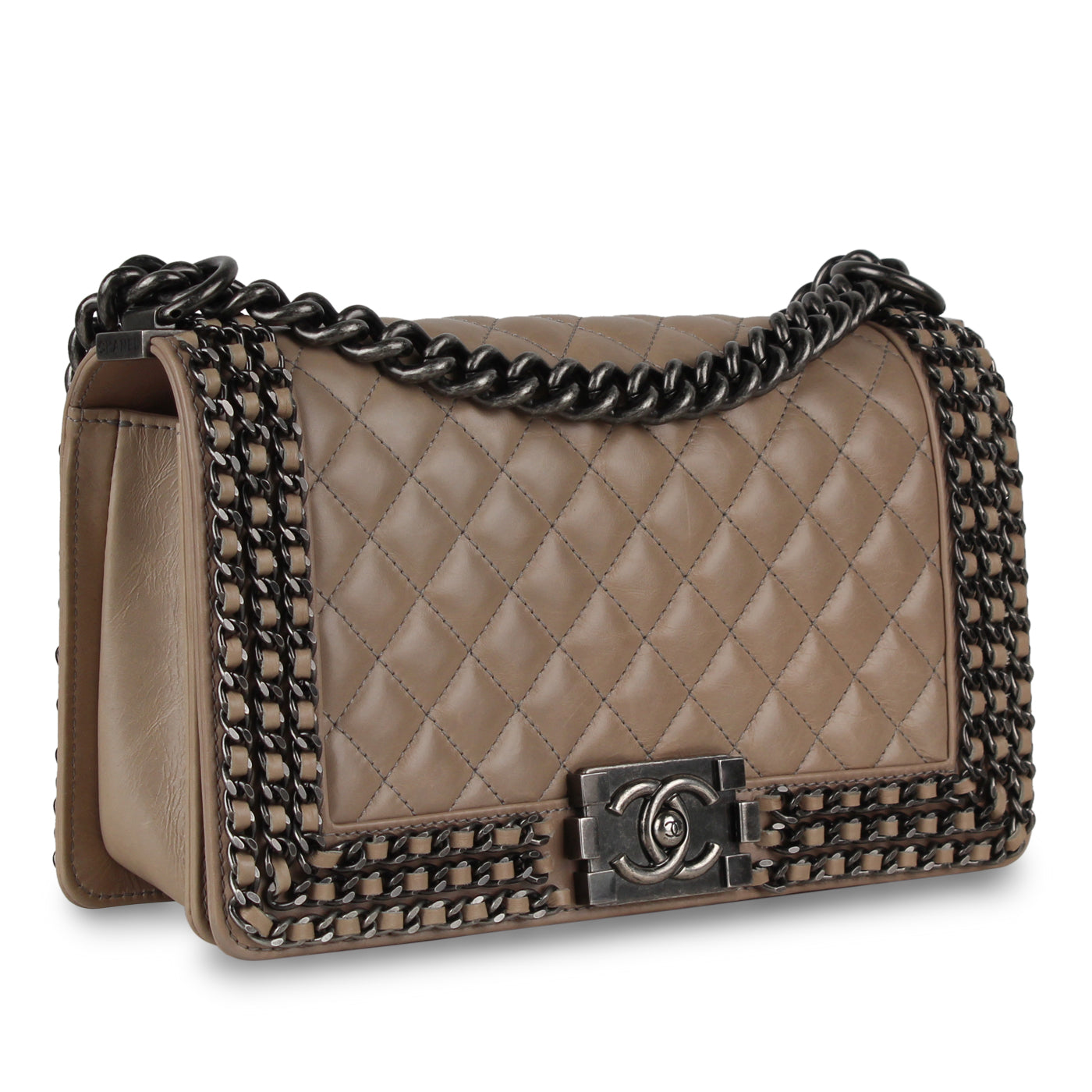 Chanel Enchained Boy Bag - Old Medium