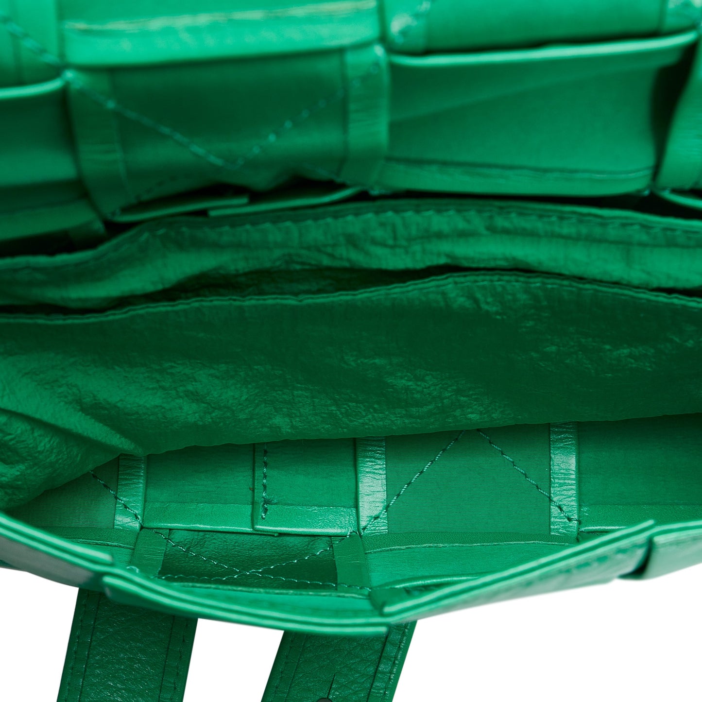 Green Bottega Veneta Mini Nappa Intrecciato Cassette Belt Bag