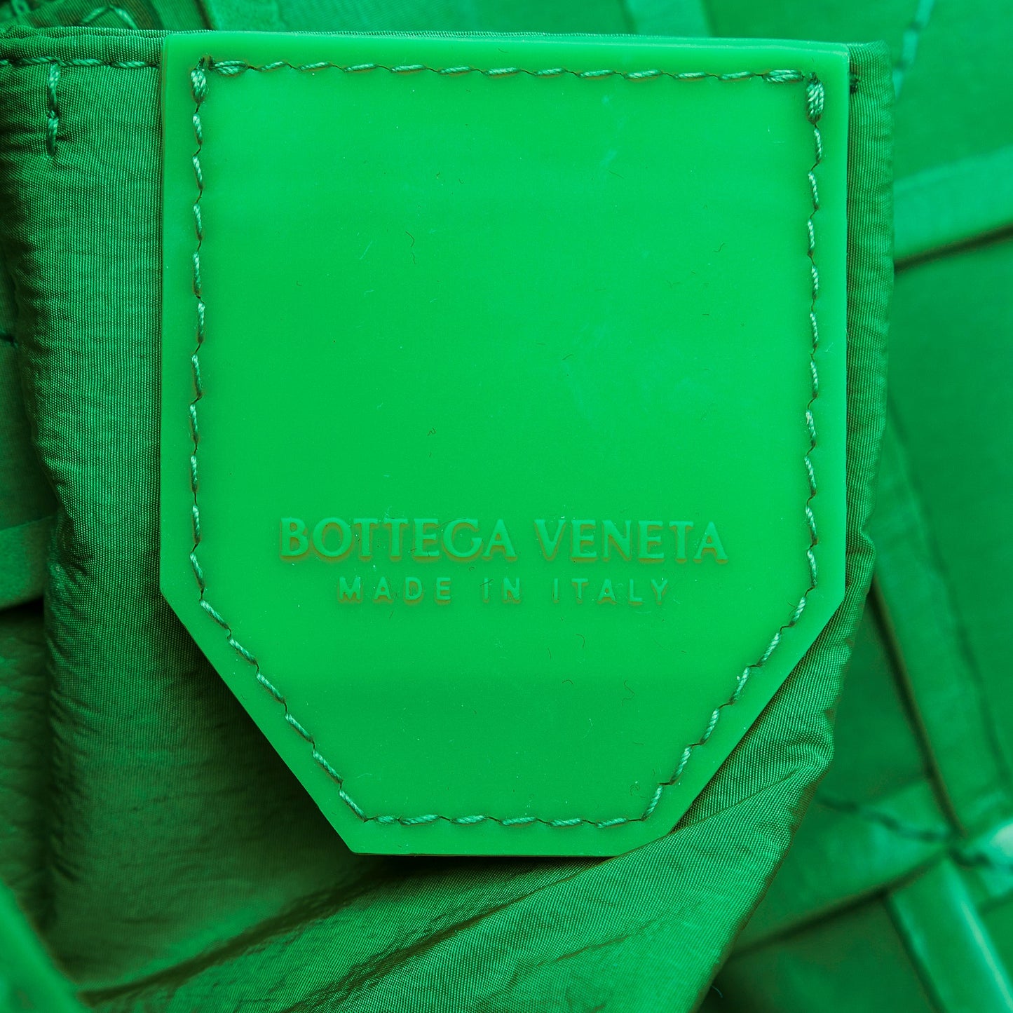 Green Bottega Veneta Mini Nappa Intrecciato Cassette Belt Bag