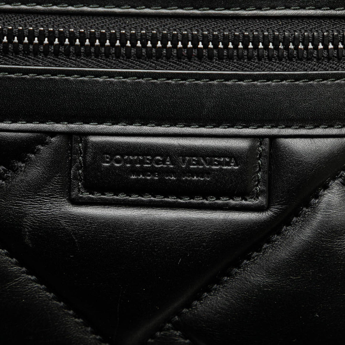 Black Bottega Veneta Perforated Leather Belt Bag