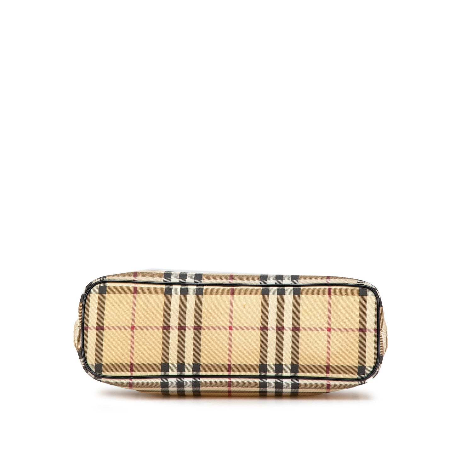 Brown Burberry House Check Canvas Tote