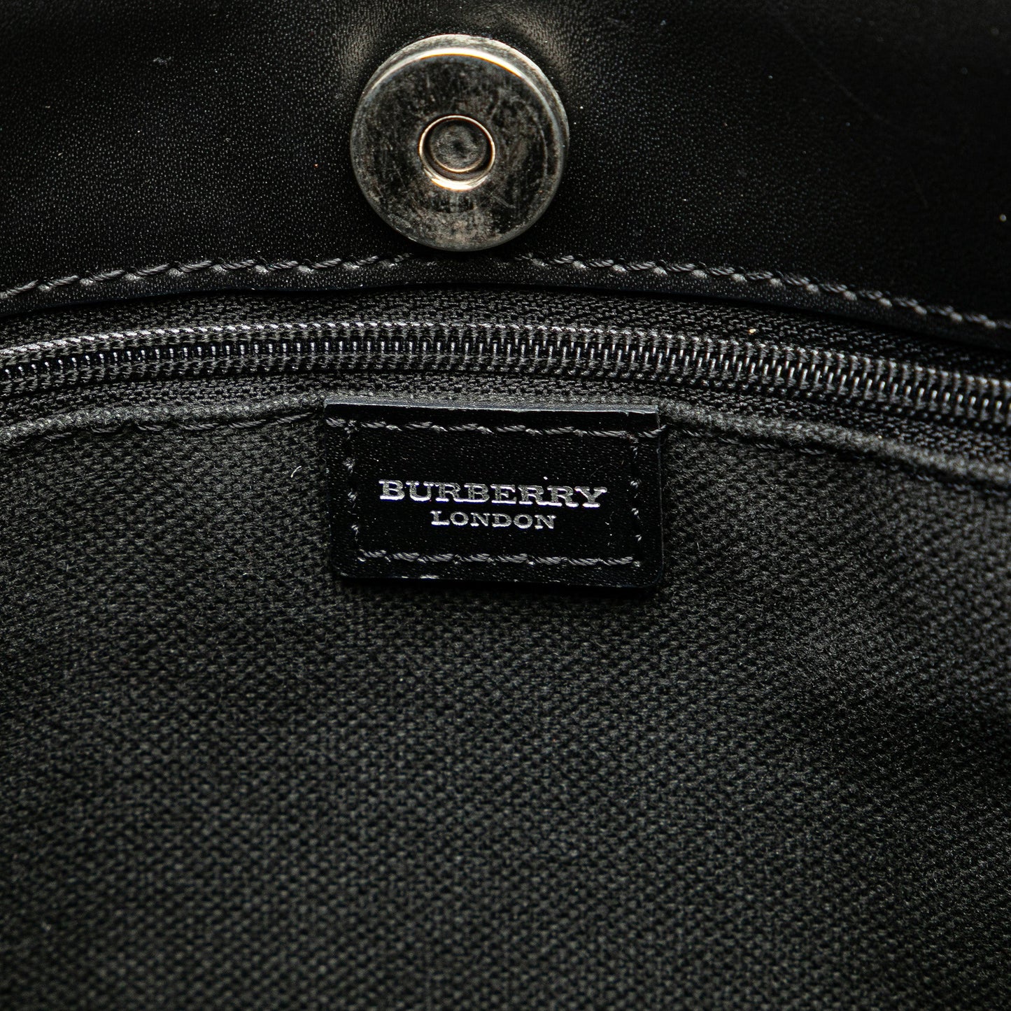 Brown Burberry House Check Canvas Tote