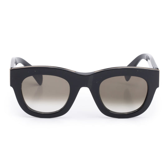 Celine CL41095/S Black Acetate Round Sunglasses