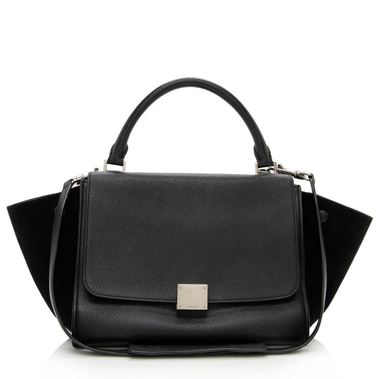Celine Calfskin Small Trapeze Bag (SHF-16499)