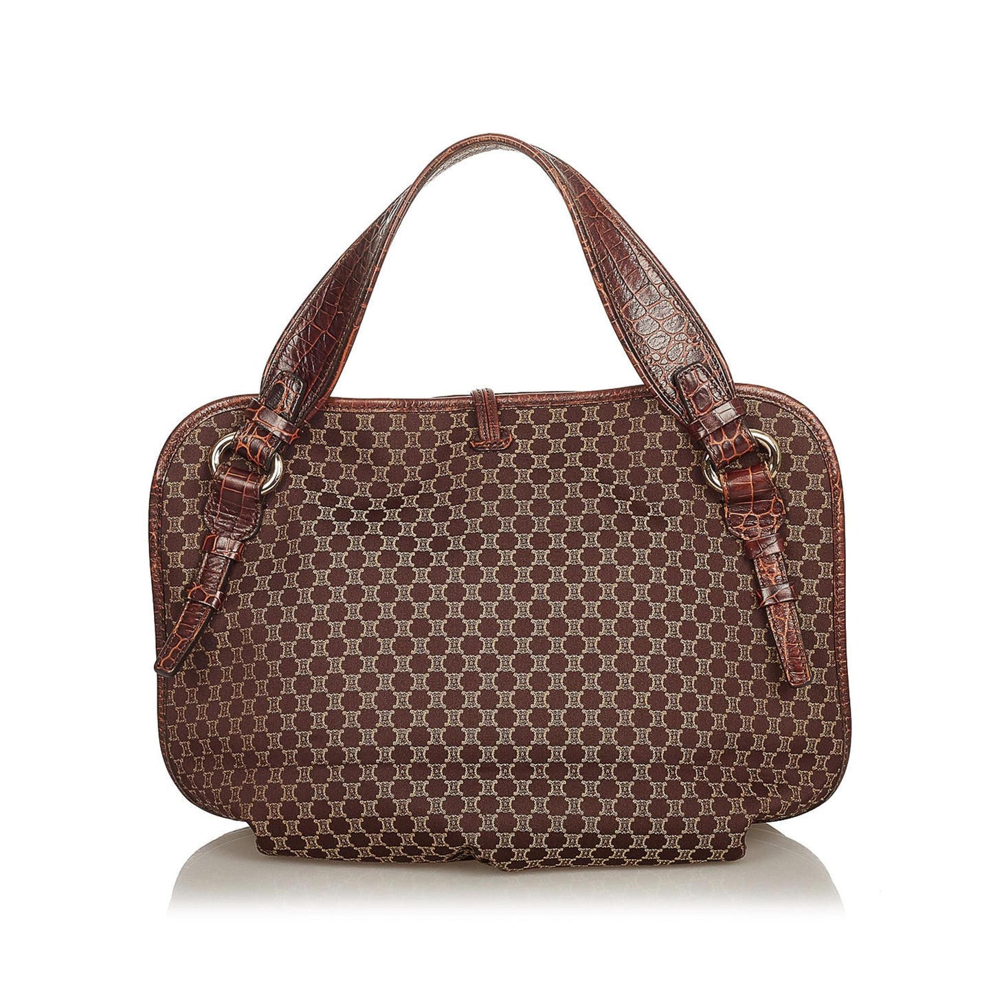 Celine Macadam Bittersweet Canvas Handbag (SHG-25264)