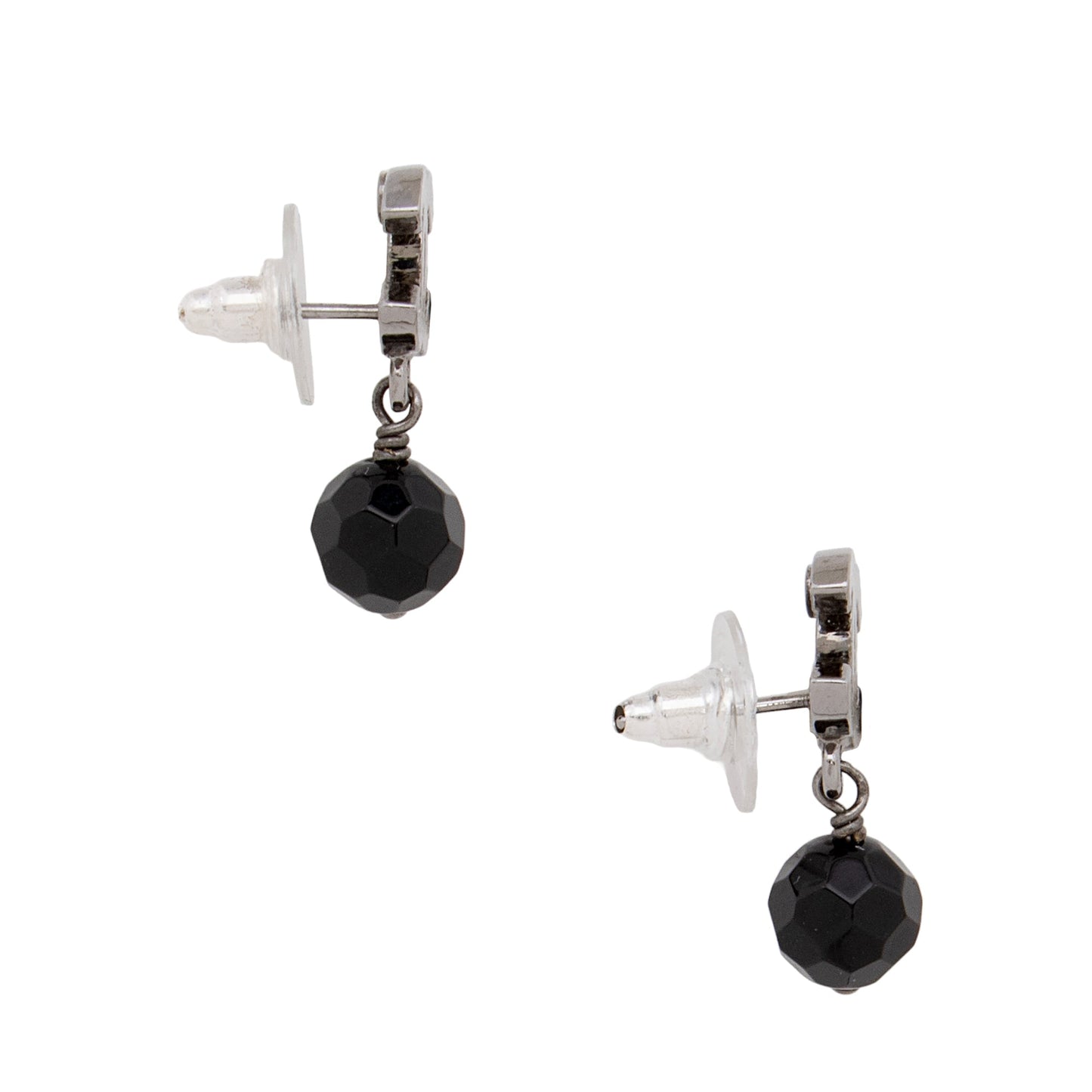 Chanel CC Bead Drop Earrings (SHF-3CacRg)