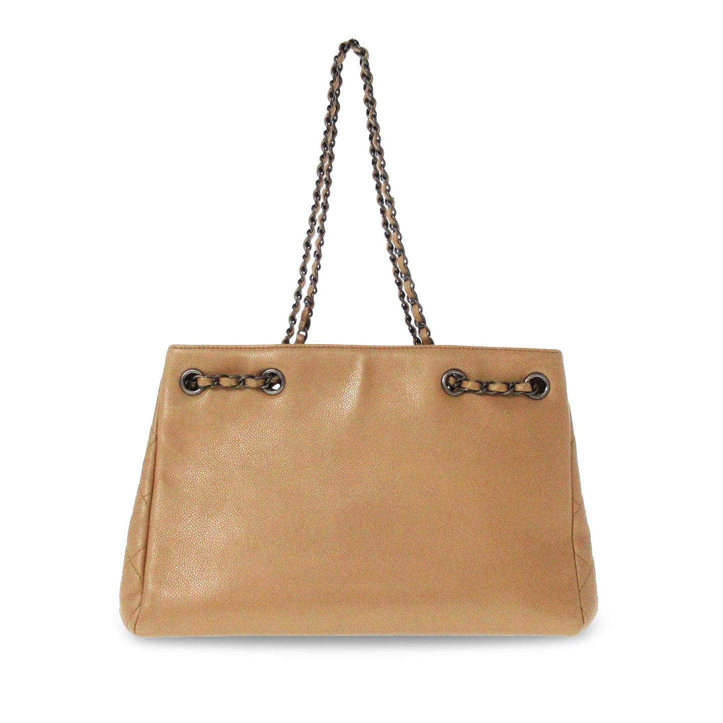 Chanel CC Caviar Chain Tote (SHG-RzoaBs)