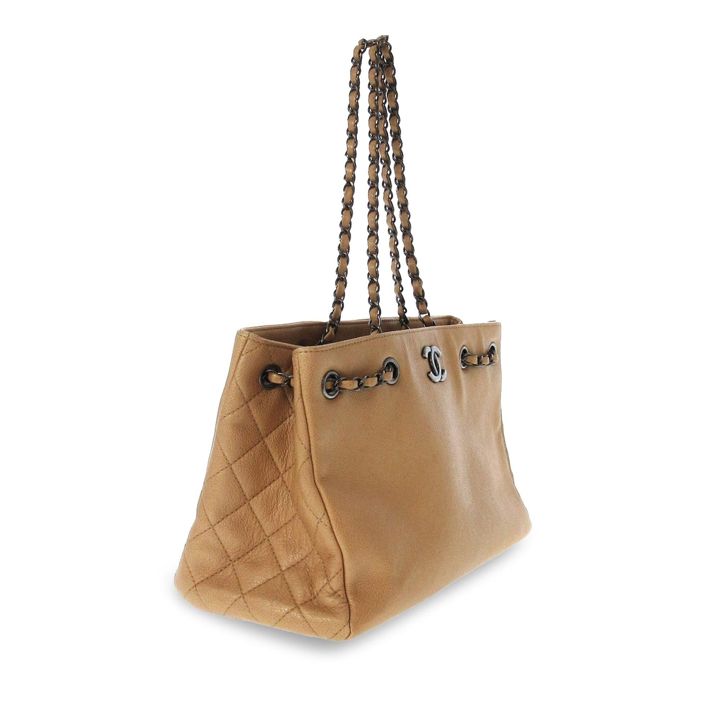 Chanel CC Caviar Chain Tote (SHG-RzoaBs)