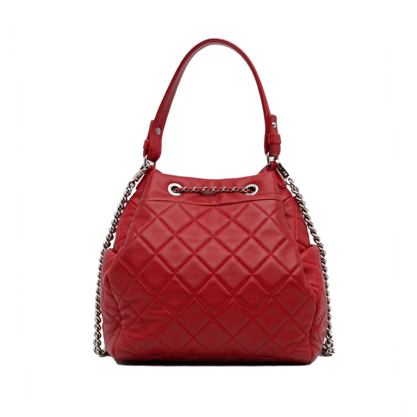 Chanel CC Chain Drawstring Bucket Bag (SHG-Mzot2m)