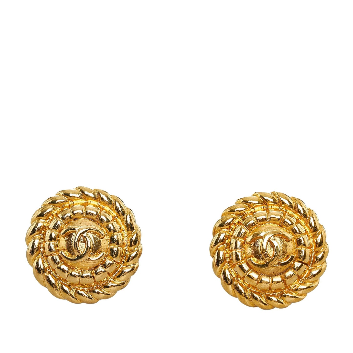 Chanel CC Clip On Earrings (SHG-fJnFMl)