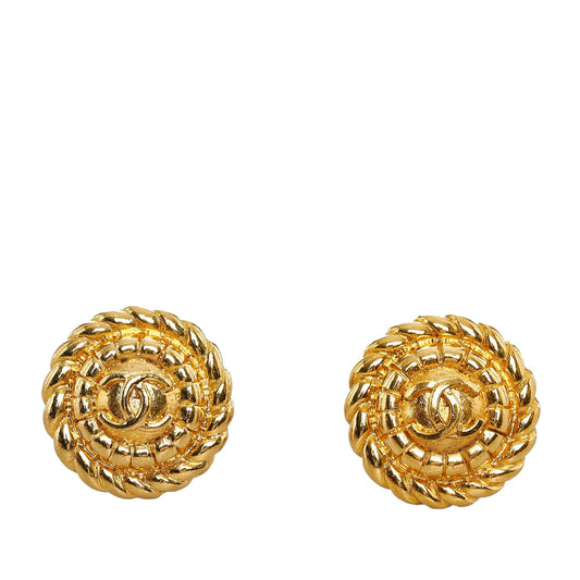 Chanel CC Clip On Earrings (SHG-fJnFMl)