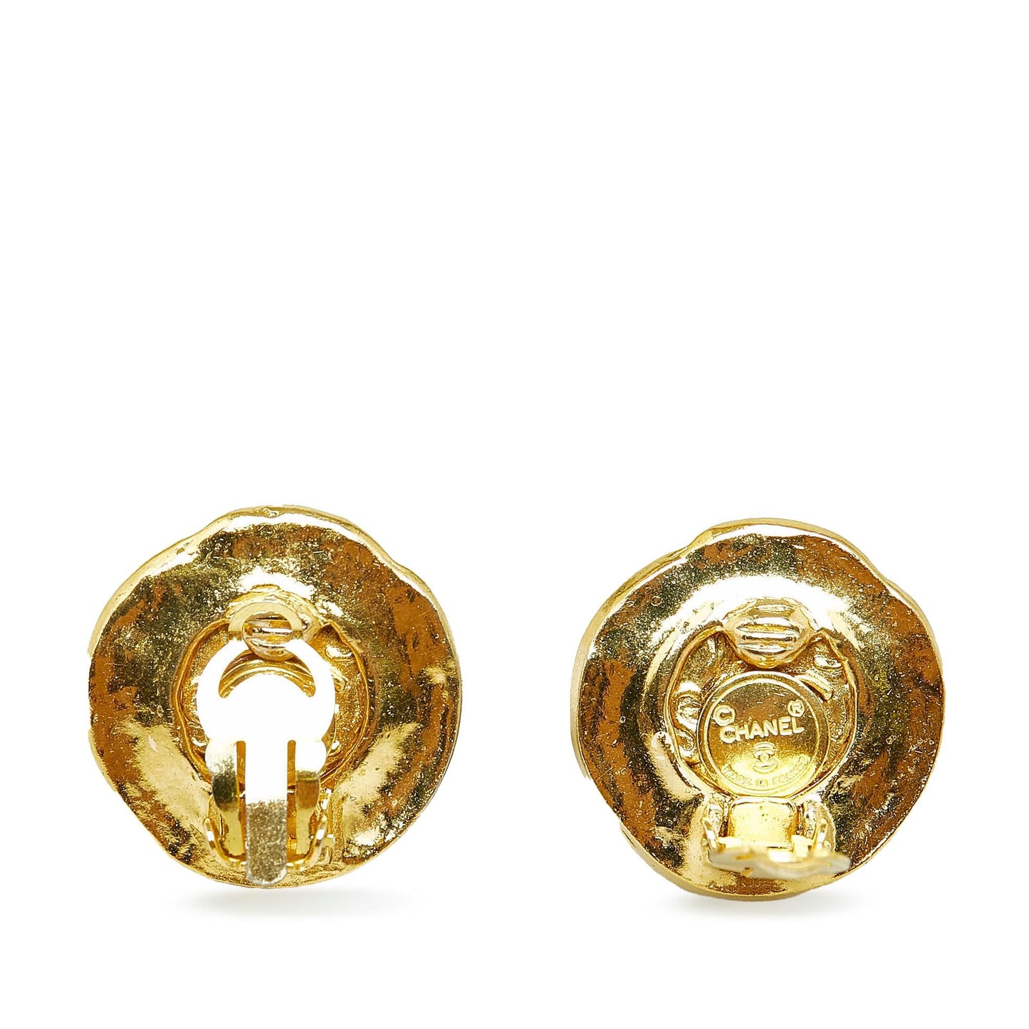 Chanel CC Clip-On Earrings (SHG-AHxbK3)