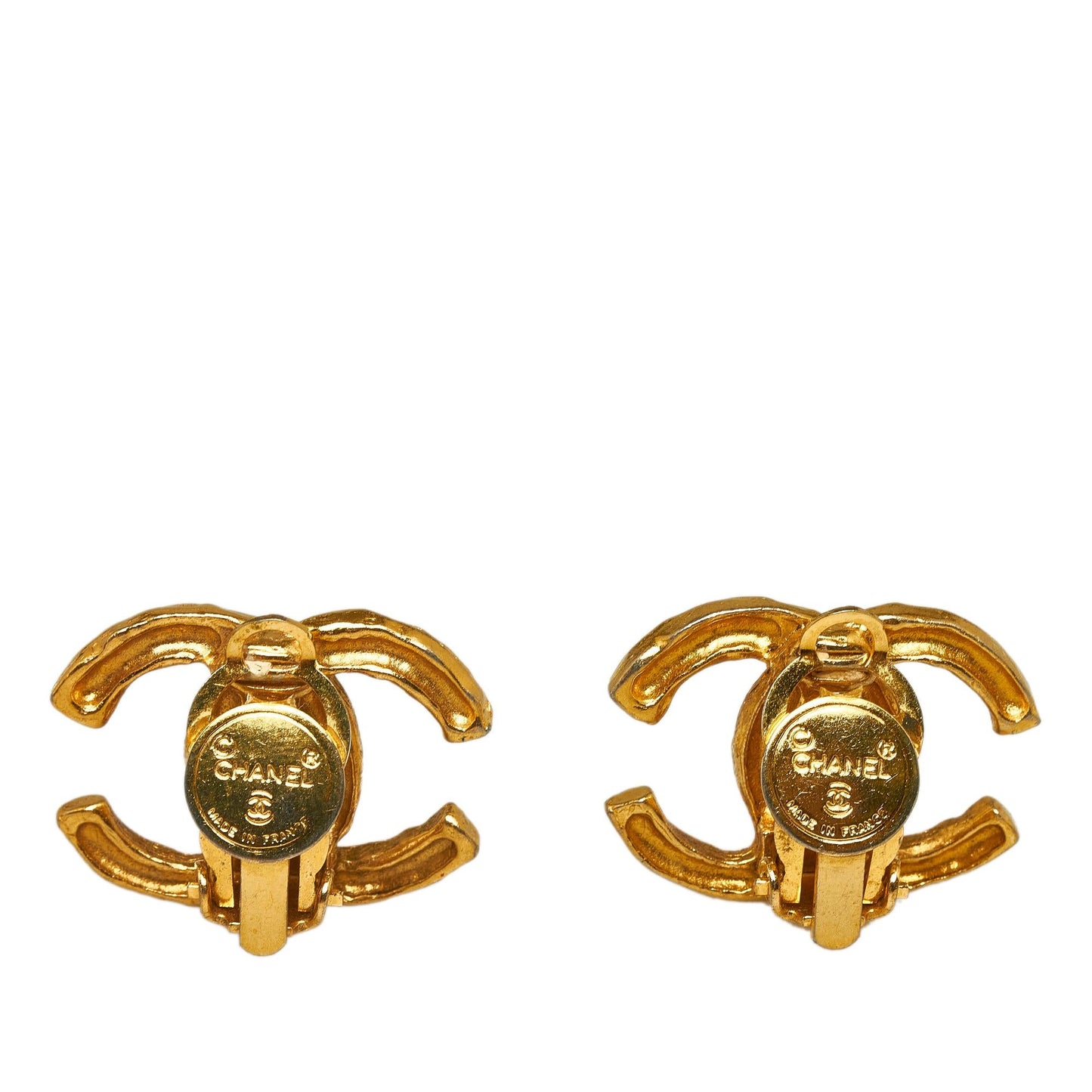 Chanel CC Clip-On Earrings (SHG-TZWsUq)