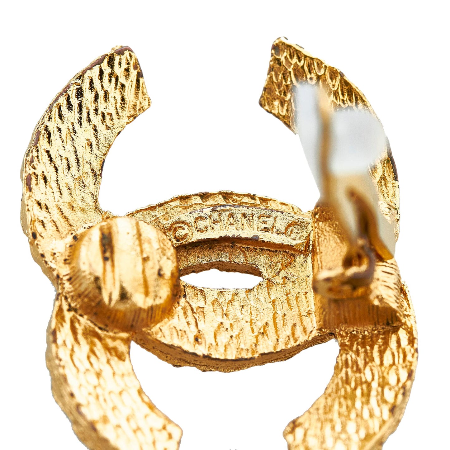 Chanel CC Clip-on Earrings (SHG-83E6SC)