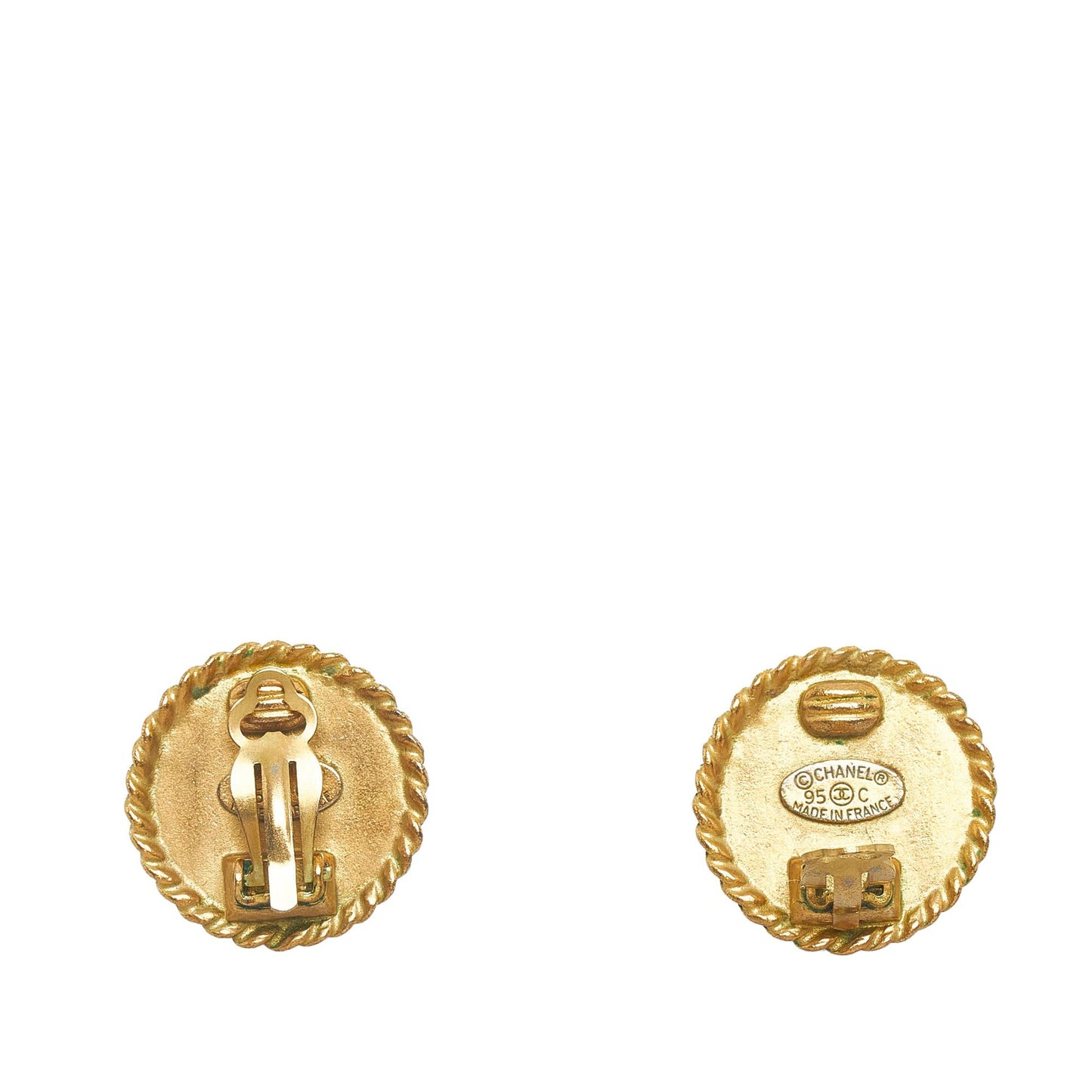 Chanel CC Clip-on Earrings (SHG-j8MPTz)