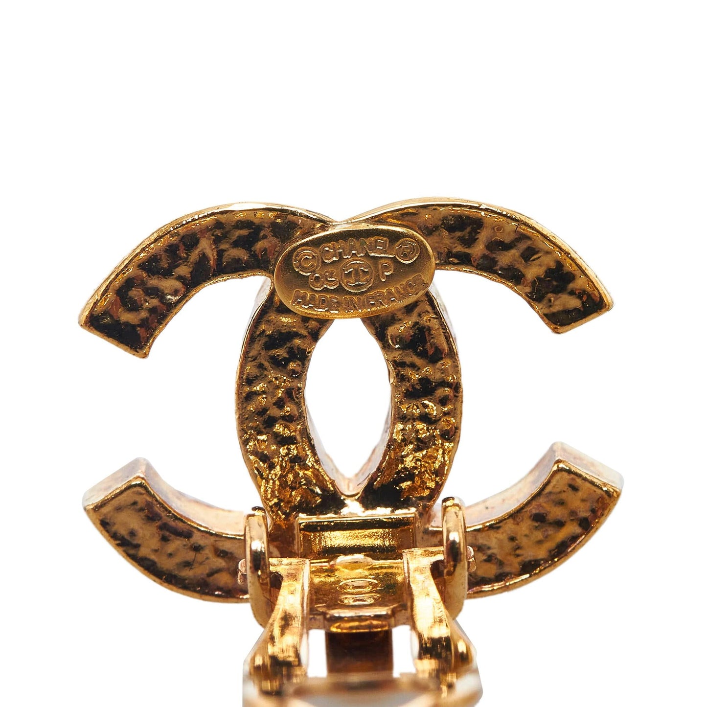 Chanel CC Clip-on Earrings (SHG-bwaGwP)