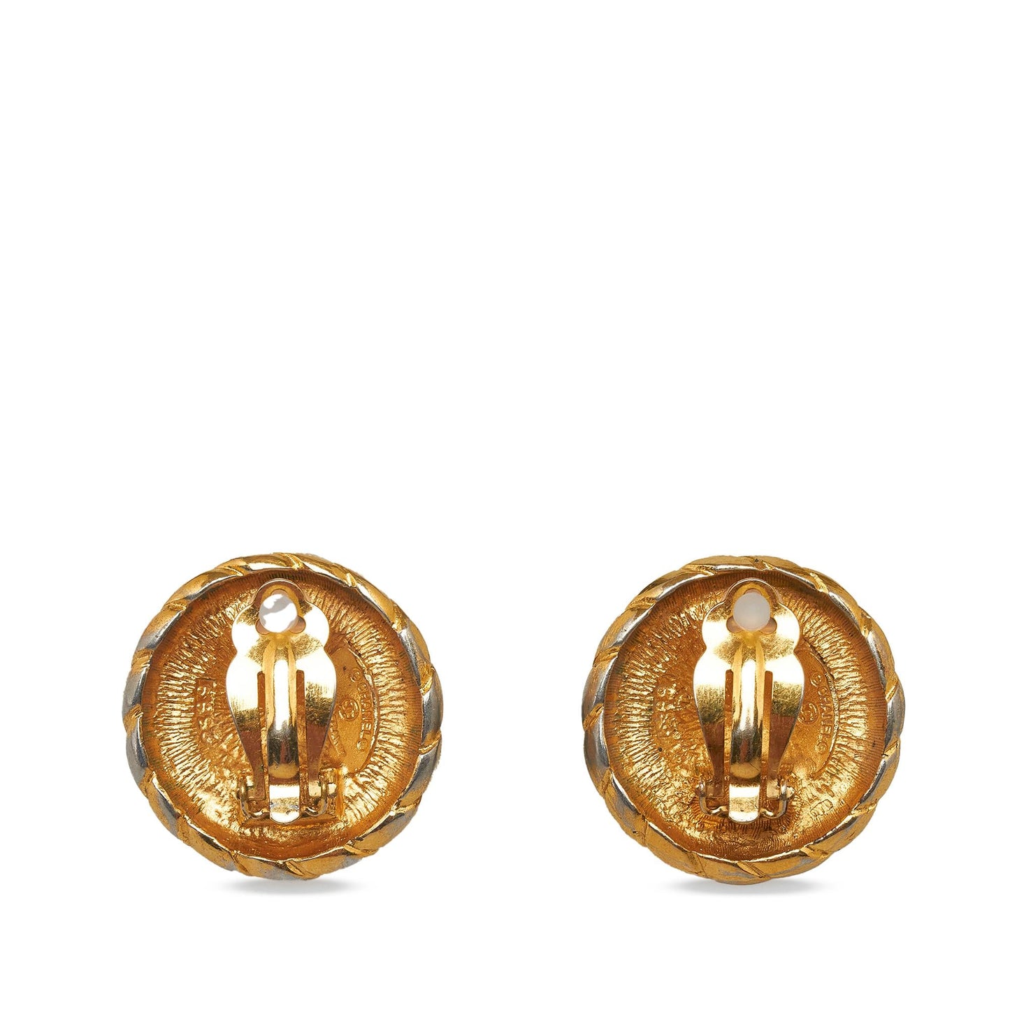 Chanel CC Clip-on Earrings (SHG-3LlGNd)