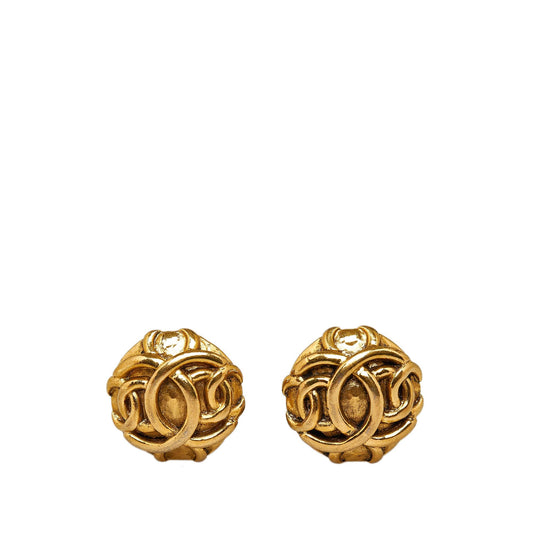 Chanel CC Clip-on Earrings (SHG-7hC6Rn)