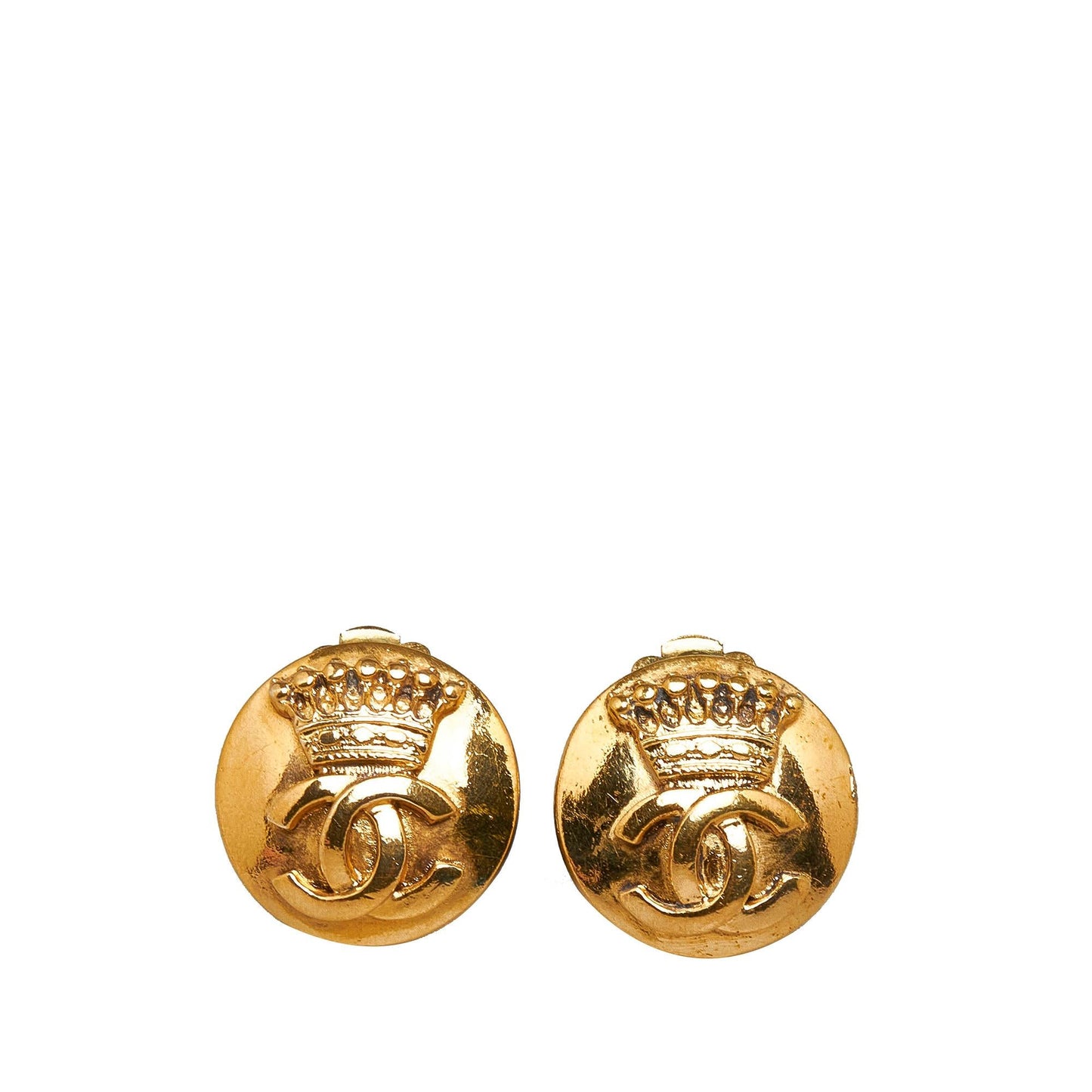Chanel CC Clip-on Earrings (SHG-eaB0sW)