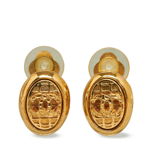 Chanel CC Clip-on Earrings (SHG-zG7XN6)