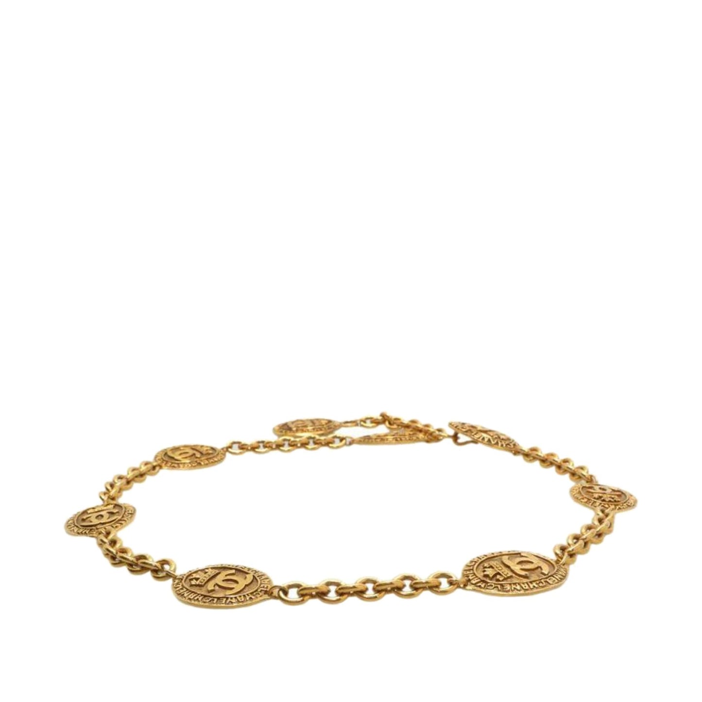 Chanel CC Crown Station Necklace (SHG-ZTMLcS)