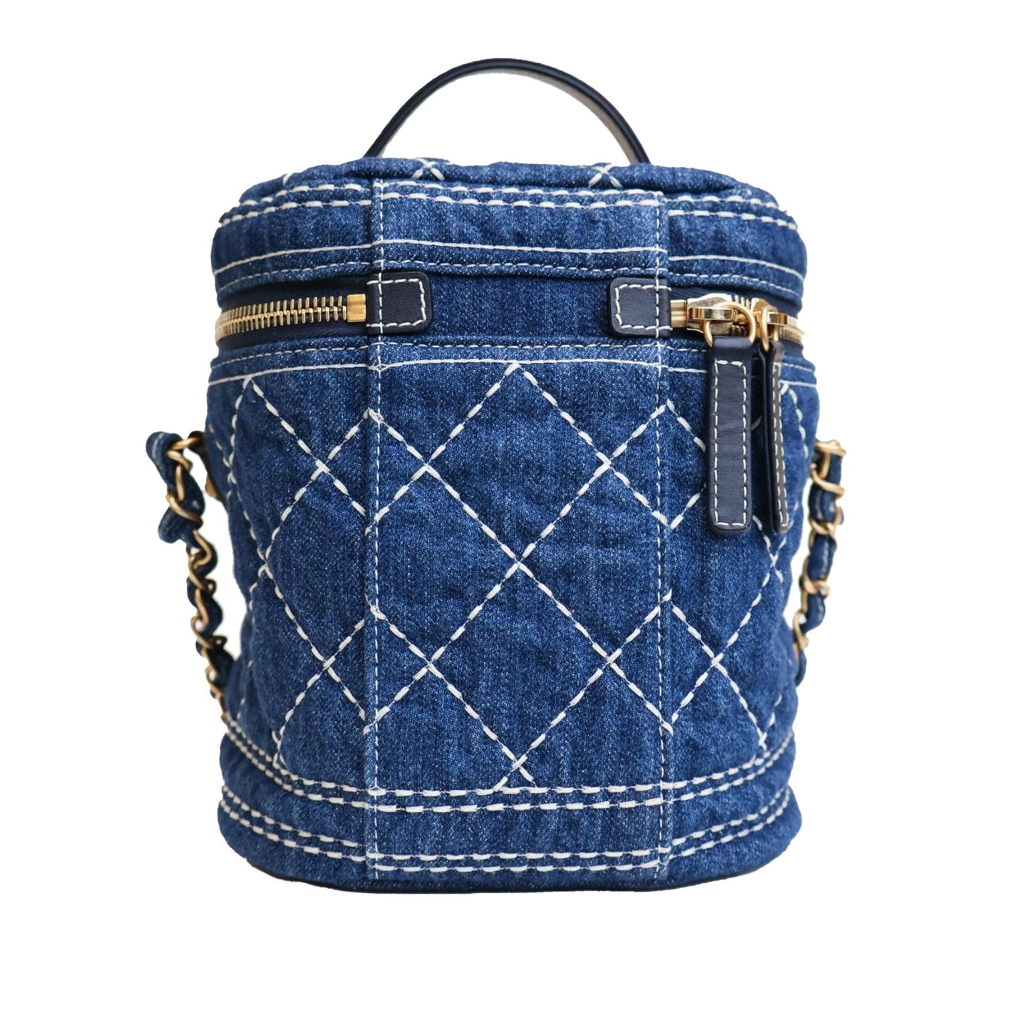 Chanel CC Denim Vanity Bag (SHG-xkxUbI)