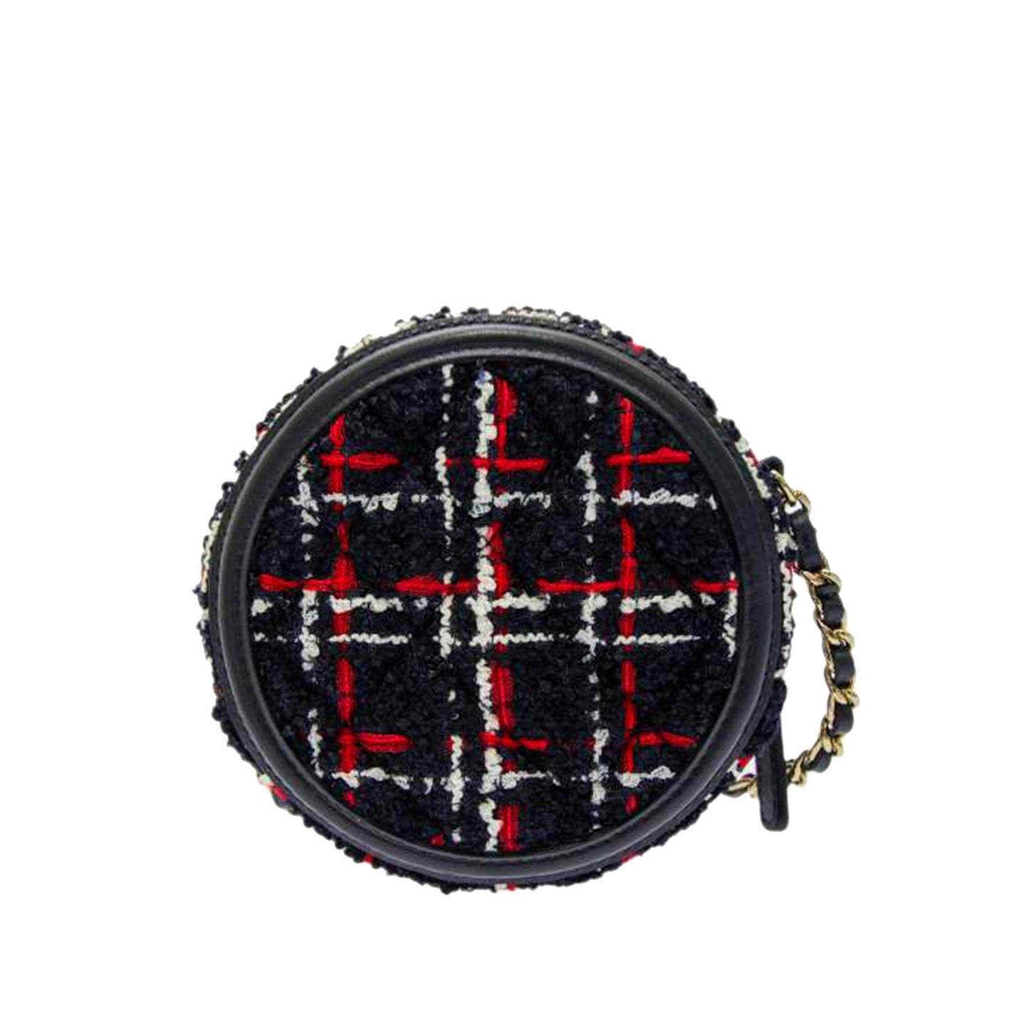 Chanel CC Filigree Tweed Crossbody Bag (SHG-m8aBrK)