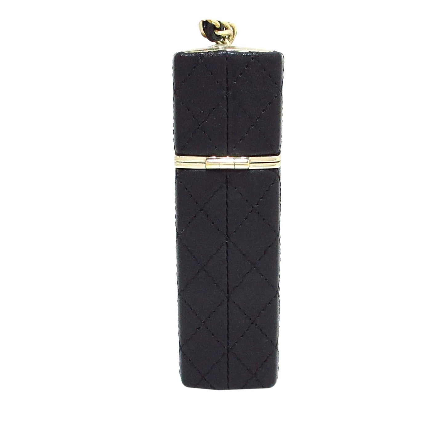 Chanel CC Lambskin Squared Lipstick Case on Chain (SHG-Zp7ZZG)