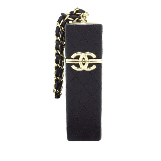 Chanel CC Lambskin Squared Lipstick Case on Chain (SHG-Zp7ZZG)