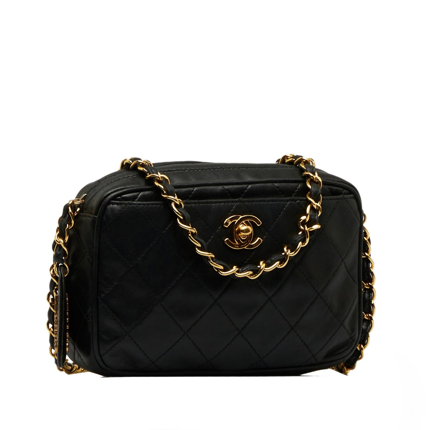 Chanel CC Matelasse Lambskin Camera Bag (SHG-QimvSc)