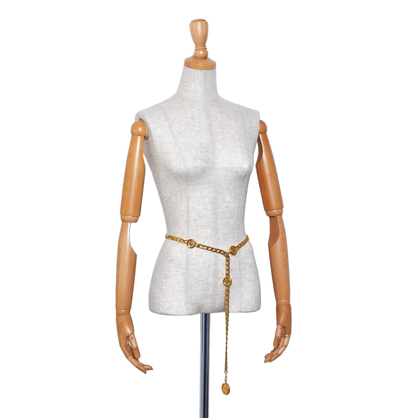 Chanel CC Medallion Chain-Link Belt - 39 / 100.00 (SHG-eXa7XO)