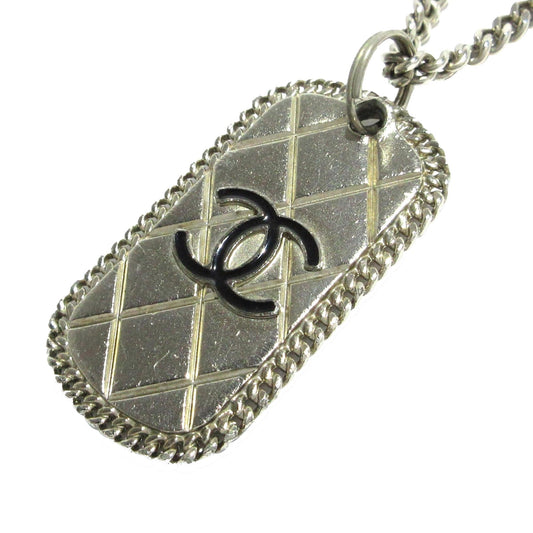 Chanel CC Pendant Dog-Tag Necklace (SHG-RYR3EU)