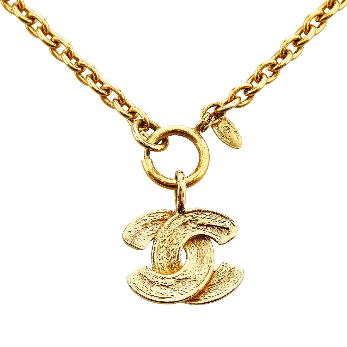 Chanel CC Pendant Necklace (SHG-HJVzdM)
