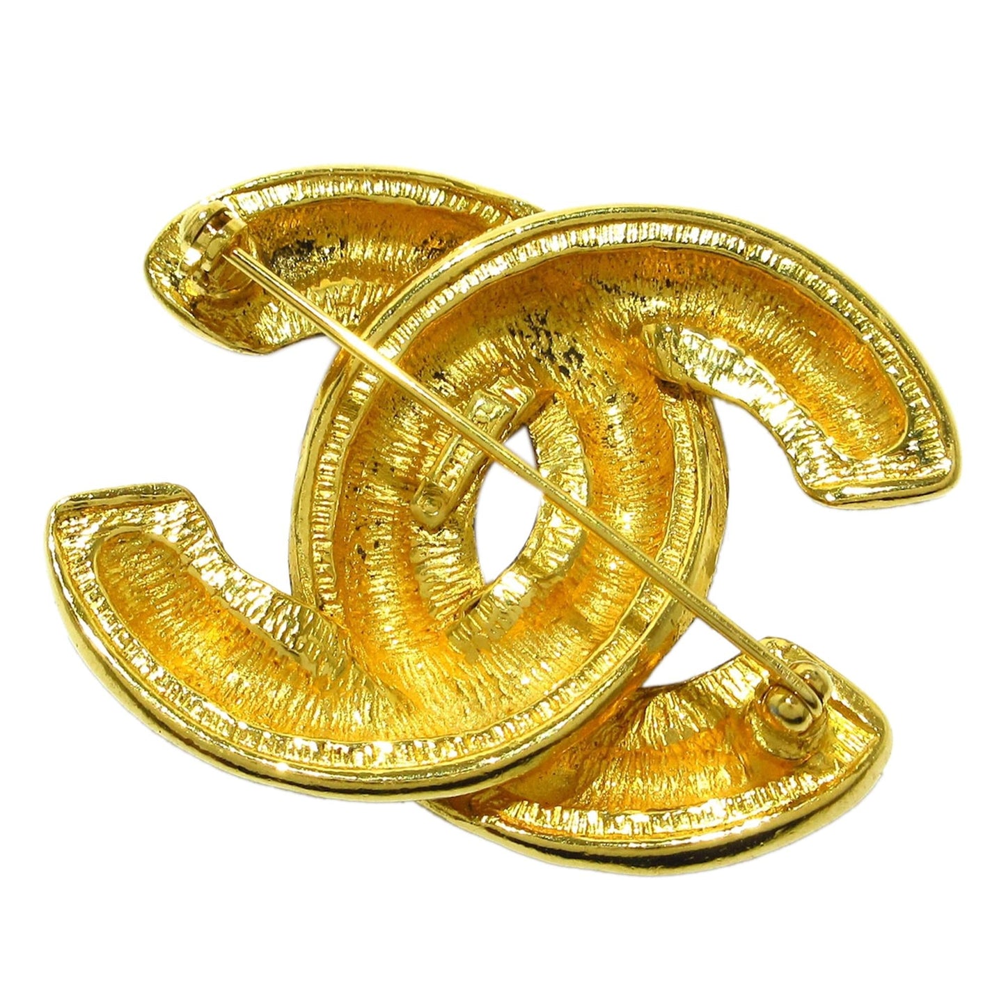 Chanel CC Quilted Brooch (SHG-KNCqnC)