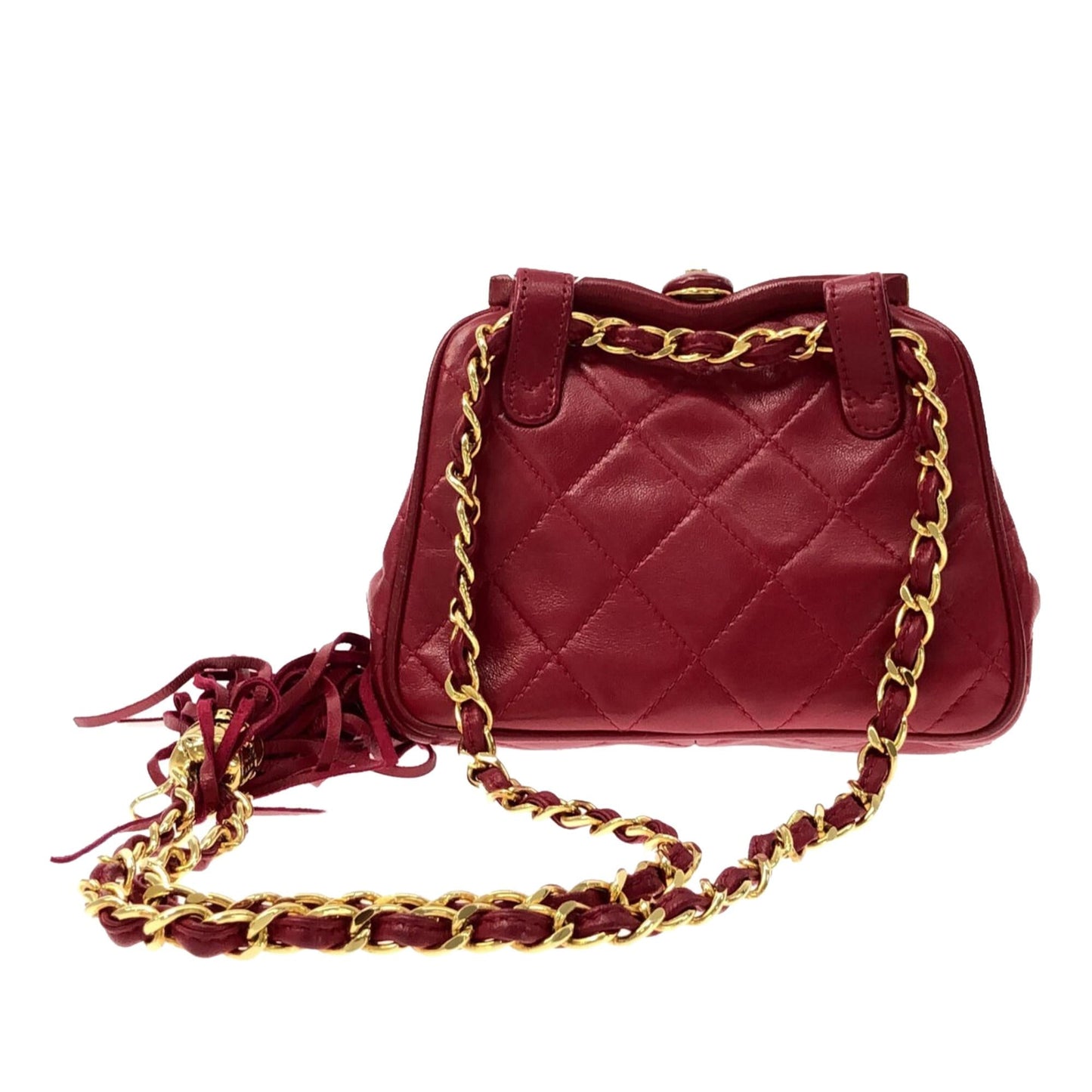 Chanel CC Quilted Lambskin Frame Belt Bag (SHG-jwdhOp)