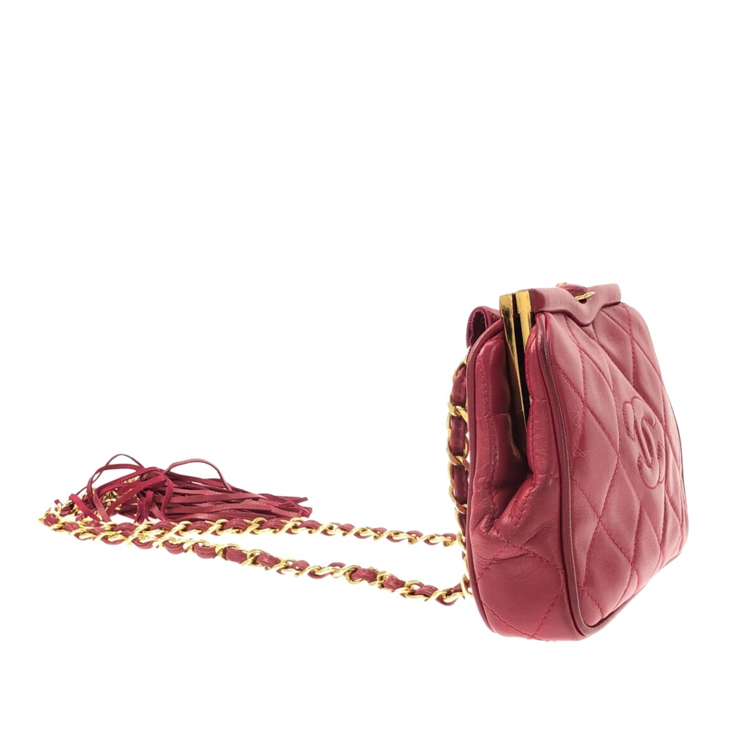 Chanel CC Quilted Lambskin Frame Belt Bag (SHG-jwdhOp)