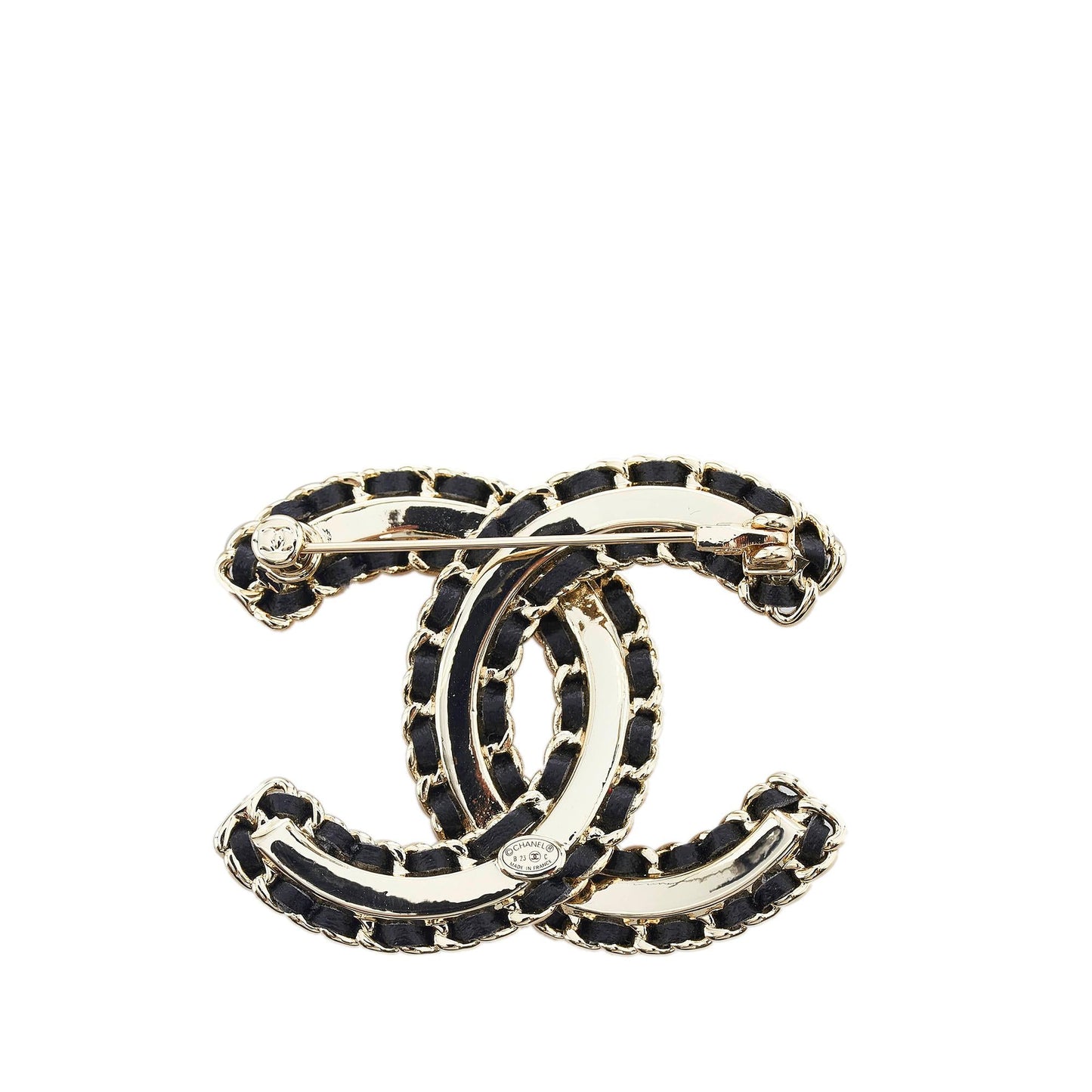 Chanel CC Rhinestone Brooch (SHG-c5GS4r)