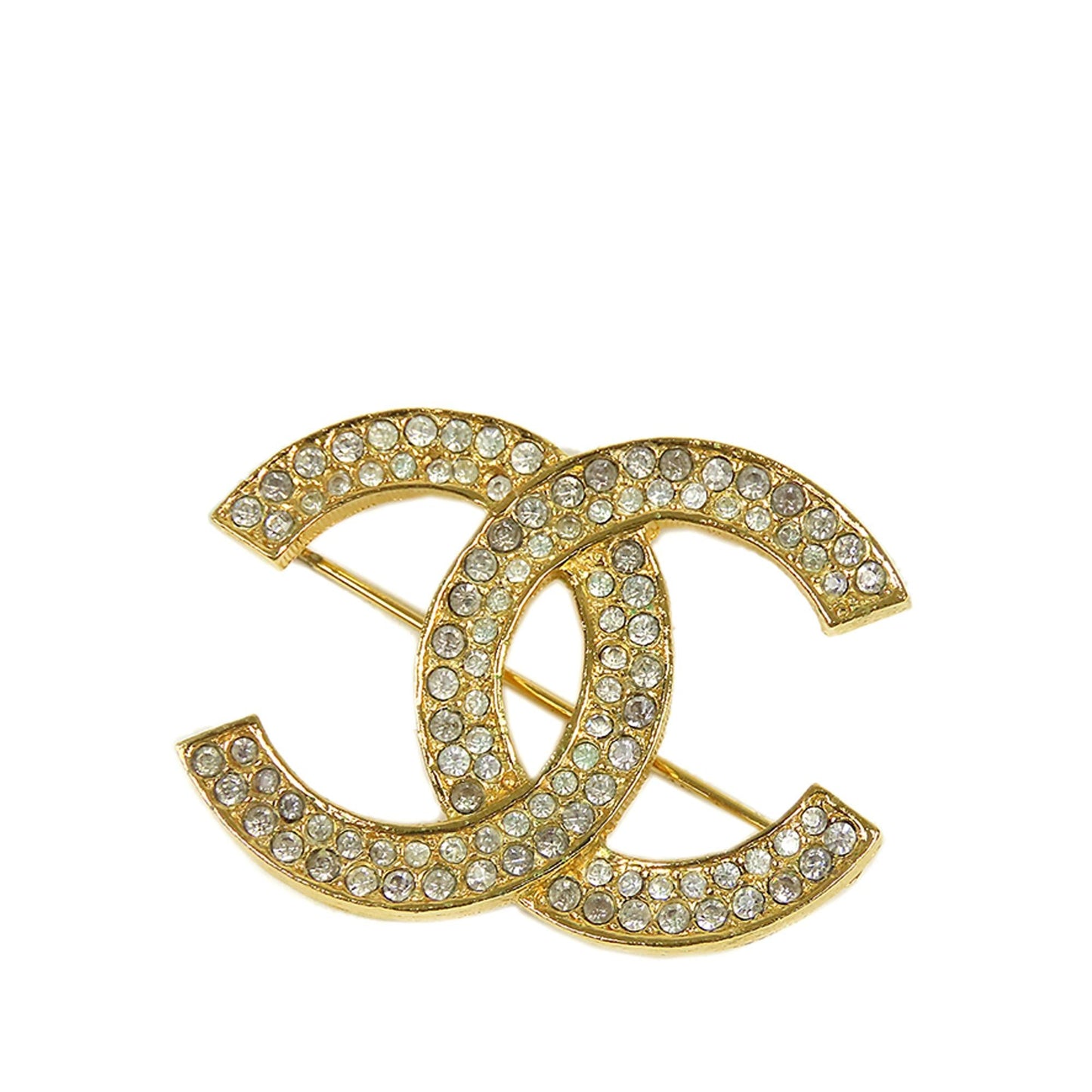 Chanel CC Rhinestone Brooch (SHG-TMJJyo)