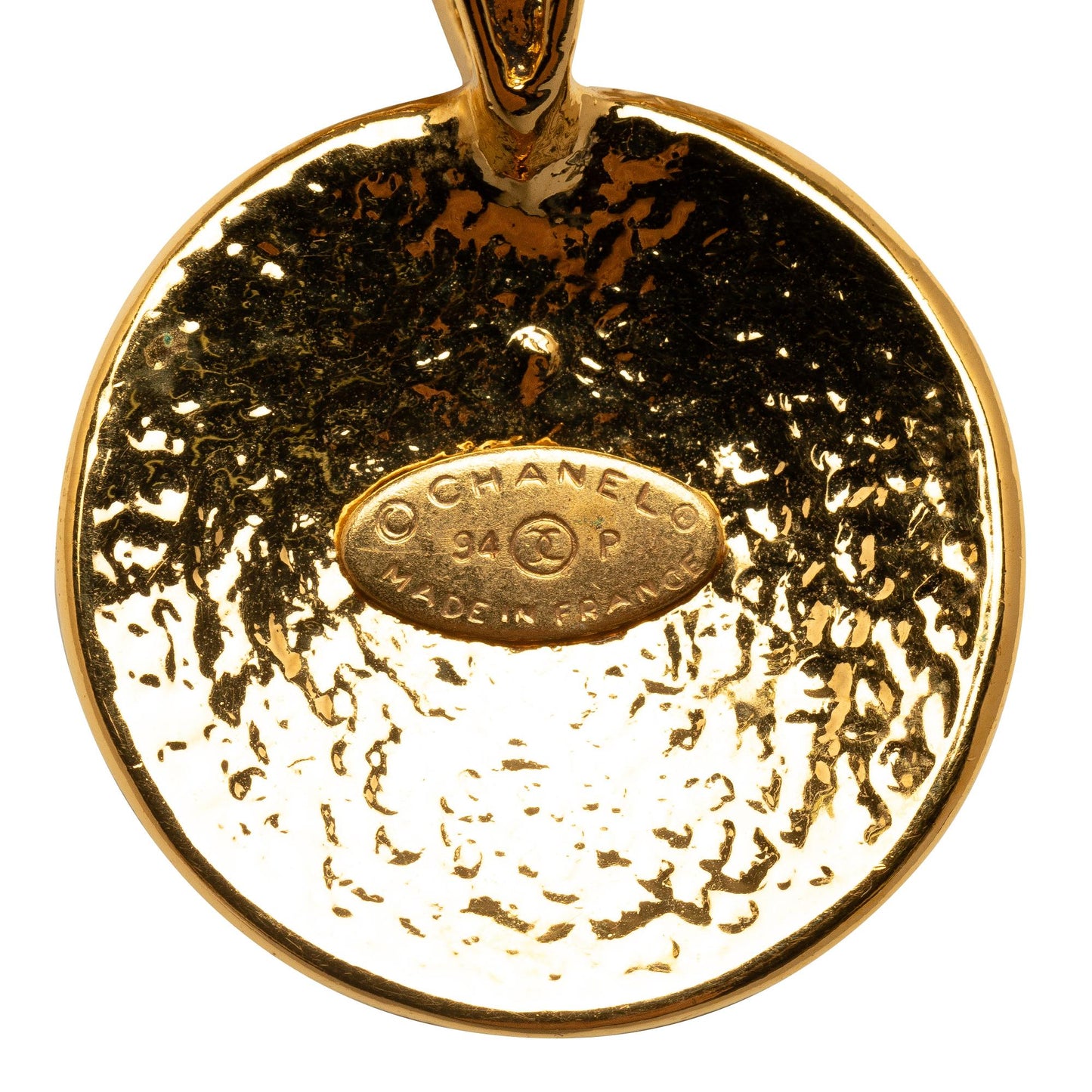 Chanel CC Round Pendant Necklace (SHG-4DZzNG)