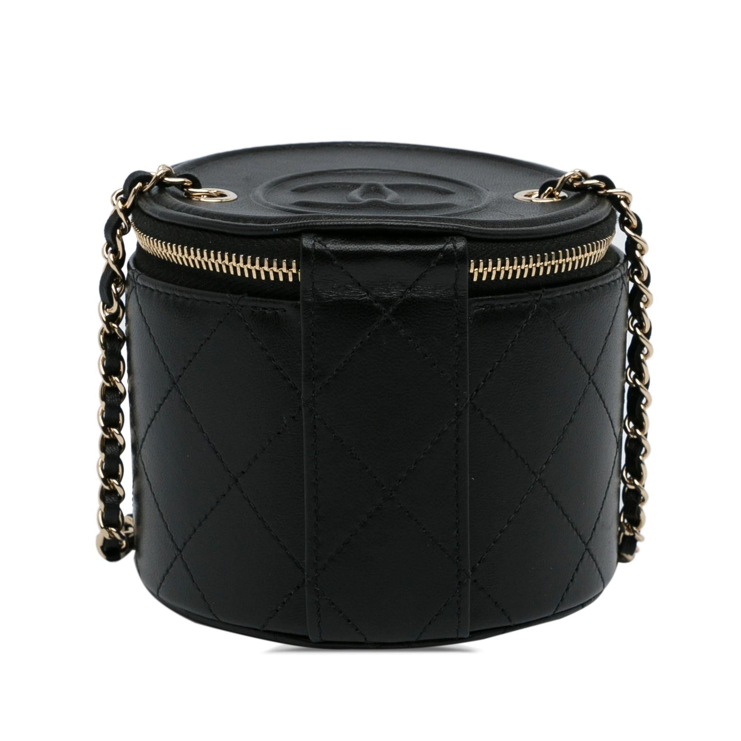 Chanel CC Round Vanity Bag (SHG-FoZwcQ)